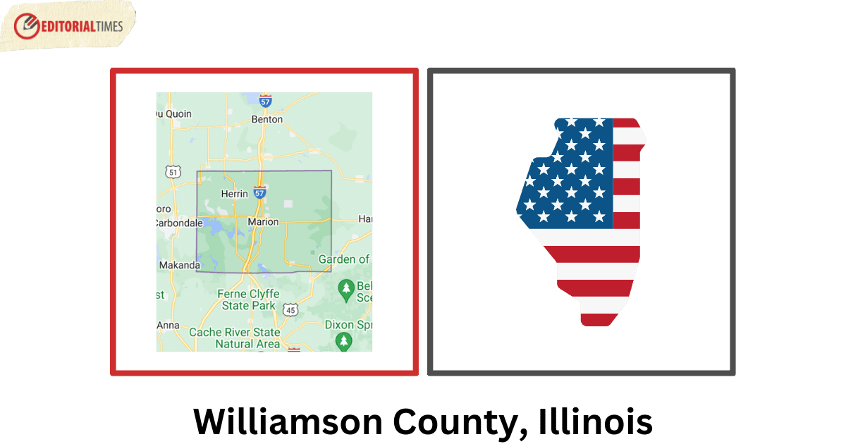 Williamson County, Illinois map